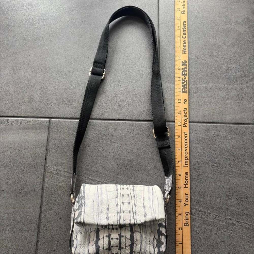 Aimee Kestenberg Broadway Mini Leather Crossbody Bag Vanilla Snake